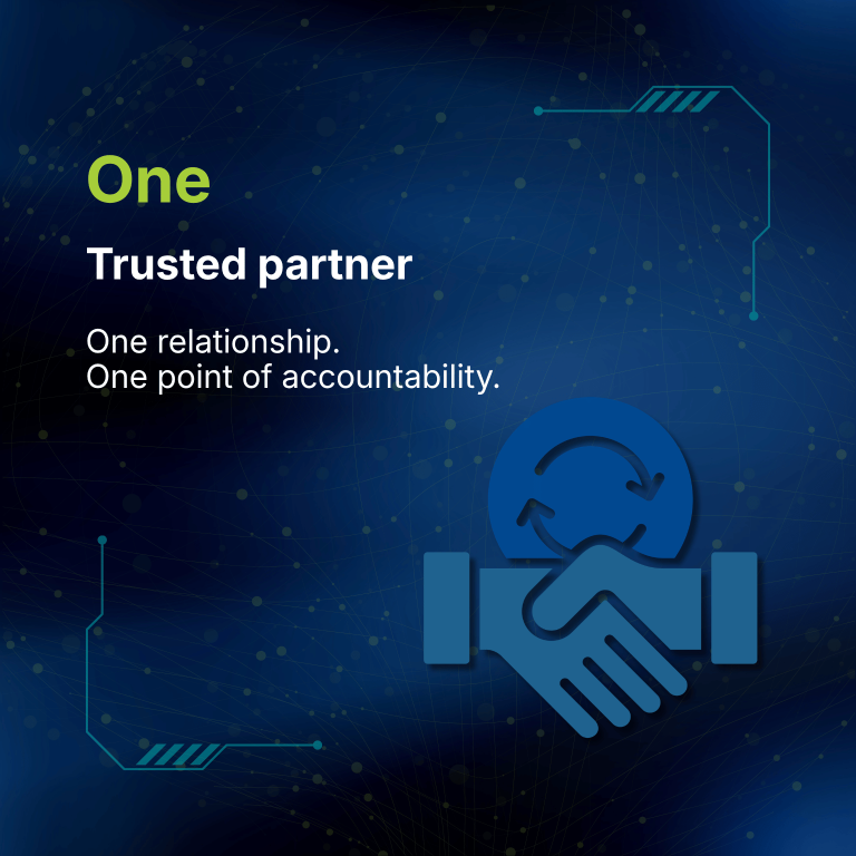 Connected technology services representing one trusted technology partner