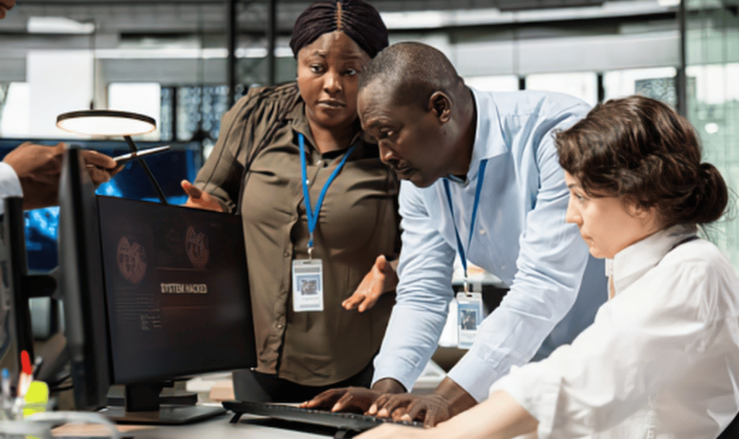Echo Namibia team providing IT support and technology services